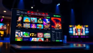 Engaging visual of ck4444 net's online gaming lobby showcasing slots, live casino, and sports betting in dynamic colors for user attraction and trust.