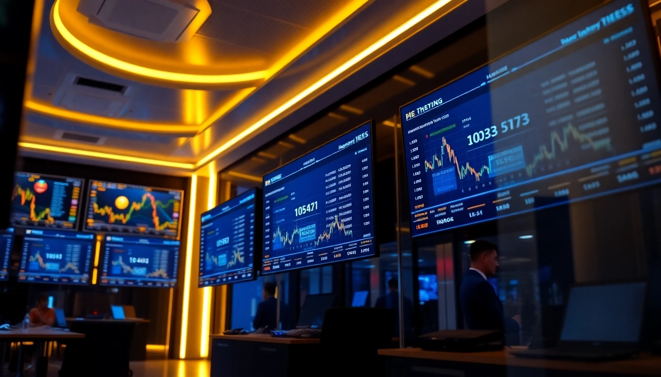 Cryptocurrency Trading News updates with modern trading platform and financial data dashboard